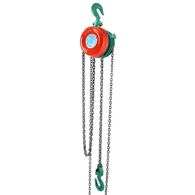 Globe Robo Series 1 Ton Chain Pulley Block, 3 Meter Lift Single Fall- 12 Months Warranty